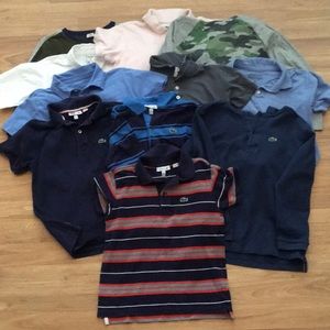 Youth Sizes 5-8 Lacoste/Columbia/Crewcuts Shirts